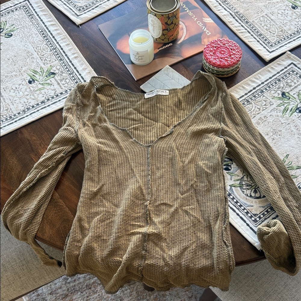 Project Social T Woven Long sleeve